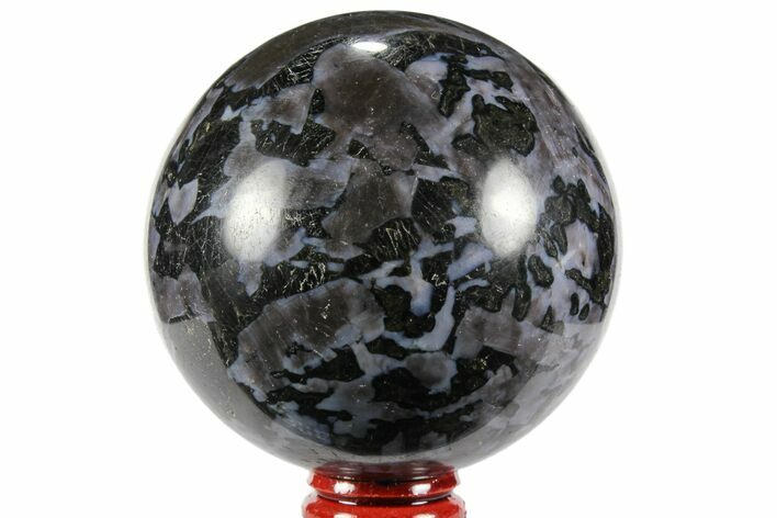 Polished, Indigo Gabbro Sphere - Madagascar #95998